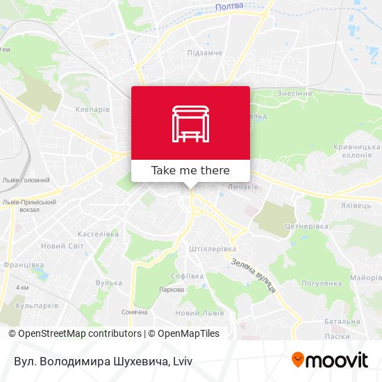 Вул. Володимира Шухевича map