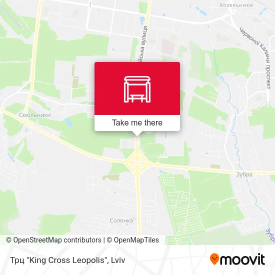 Карта Трц "King Cross Leopolis"
