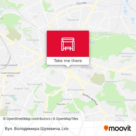 Вул. Володимира Шухевича map