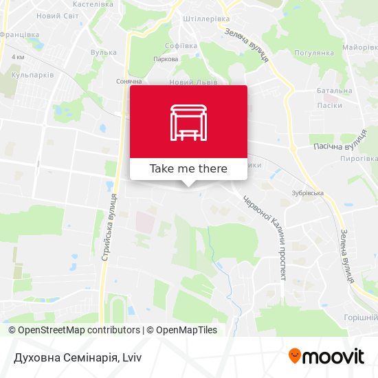 Духовна Cемінарія map