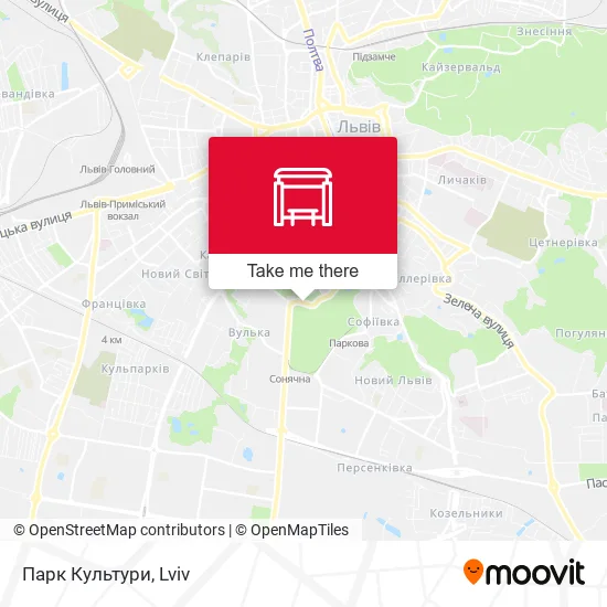 Карта Парк Культури
