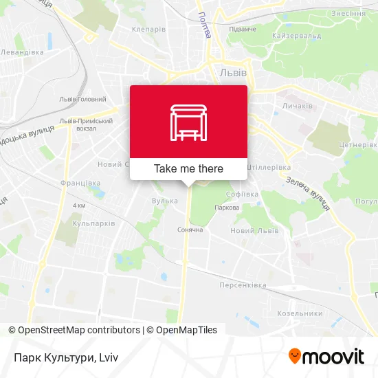 Карта Парк Культури