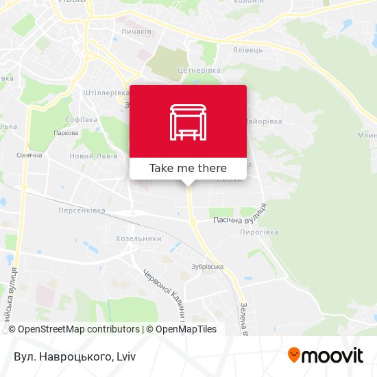 Вул. Навроцького map