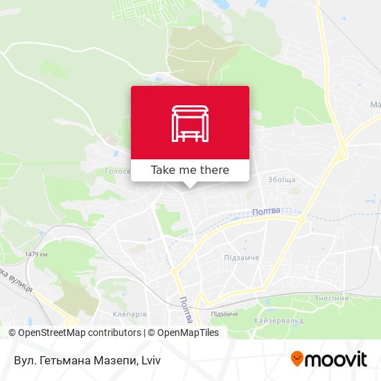 Вул. Гетьмана Мазепи map