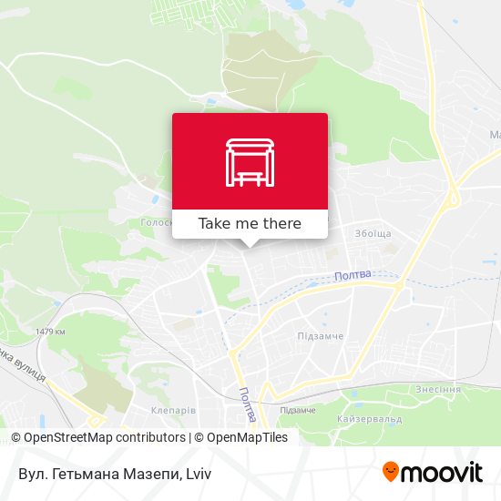 Вул. Гетьмана Мазепи map