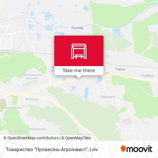 Товариство "Провесінь-Агроінвест" map