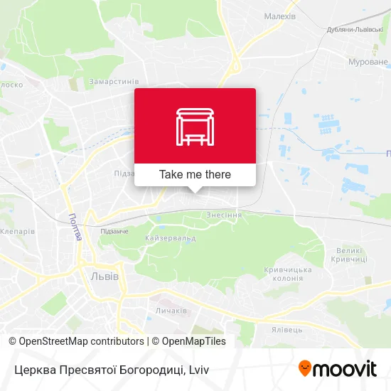 Карта Церква Пресвятої Богородиці