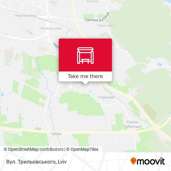 Вул. Трильовського map