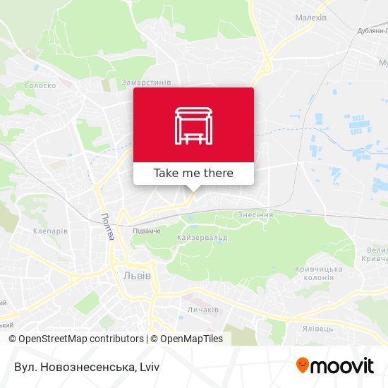 Вул. Новознесенська map