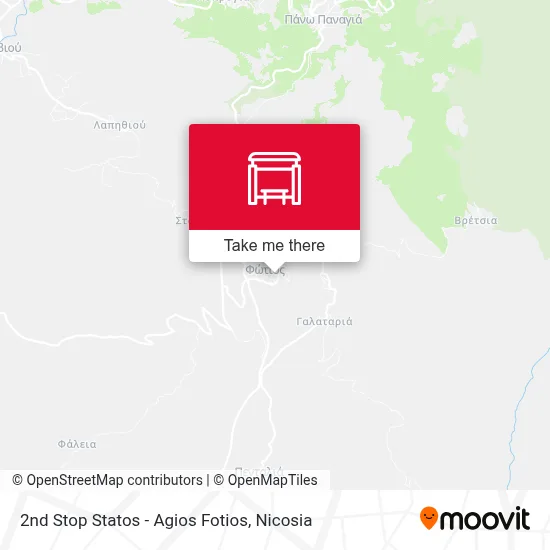 2nd Stop Statos - Agios Fotios map