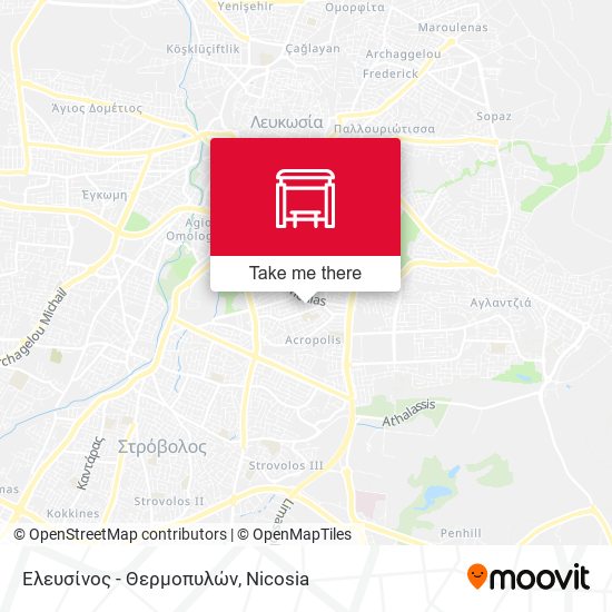 Ελευσίνος - Θερμοπυλών map