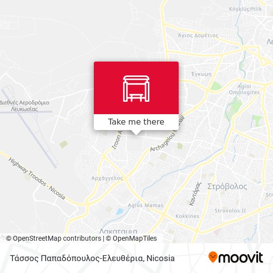 Τάσσος Παπαδόπουλος-Ελευθέρια map
