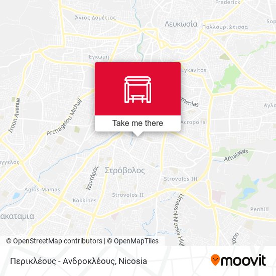 Περικλέους - Ανδροκλέους map