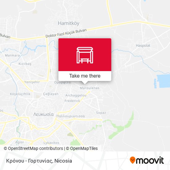 Κρόνου - Γορτυνίας map