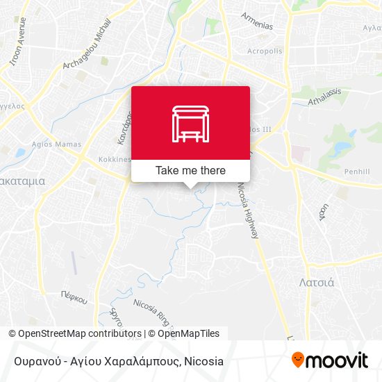 Ουρανού -  Αγίου Χαραλάμπους map