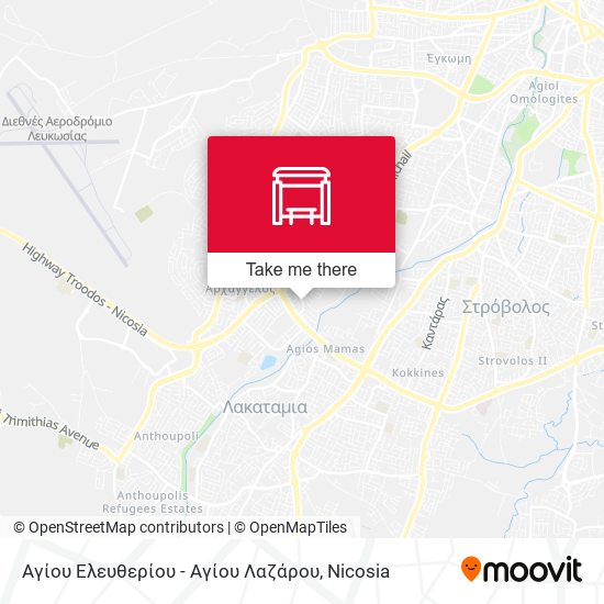 Αγίου Ελευθερίου - Αγίου Λαζάρου map