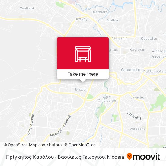 Πρίγκηπος Καρόλου - Βασιλέως Γεωργίου map