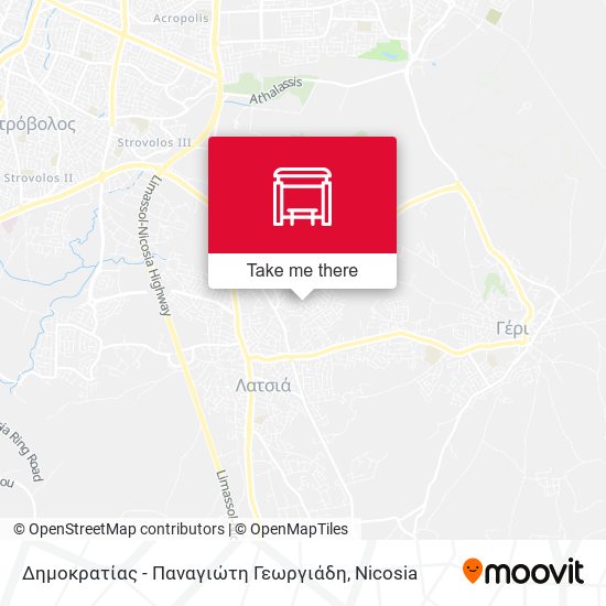Δημοκρατίας - Παναγιώτη Γεωργιάδη map