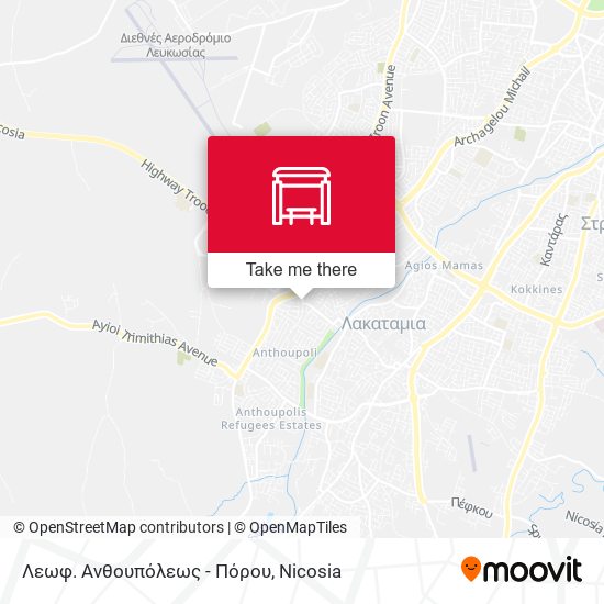 Λεωφ. Ανθουπόλεως - Πόρου map