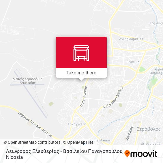 Λεωφόρος Ελευθερίας - Βασιλείου Παναγοπούλου map