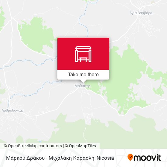 Μάρκου Δράκου - Μιχαλάκη Καραολή map