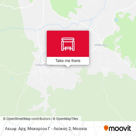 Λεωφ. Αρχ. Μακαρίου Γ - Λεύκας 2 map