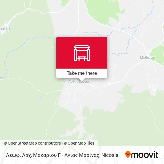 Λεωφ. Αρχ. Μακαρίου Γ - Αγίας Μαρίνας map