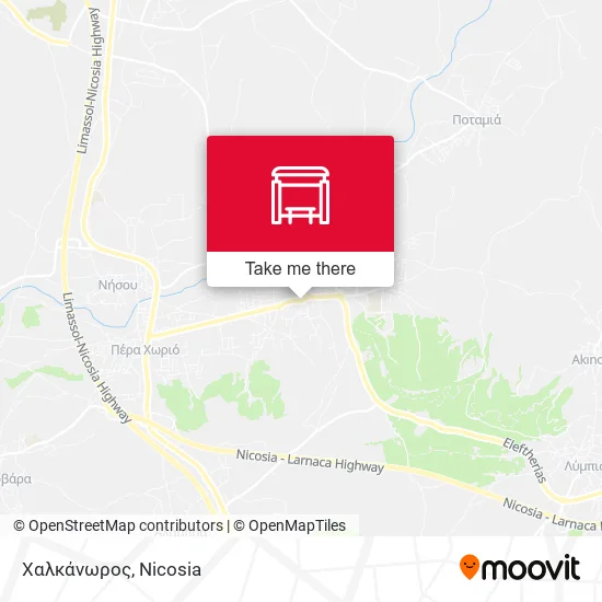 Χαλκάνωρος map