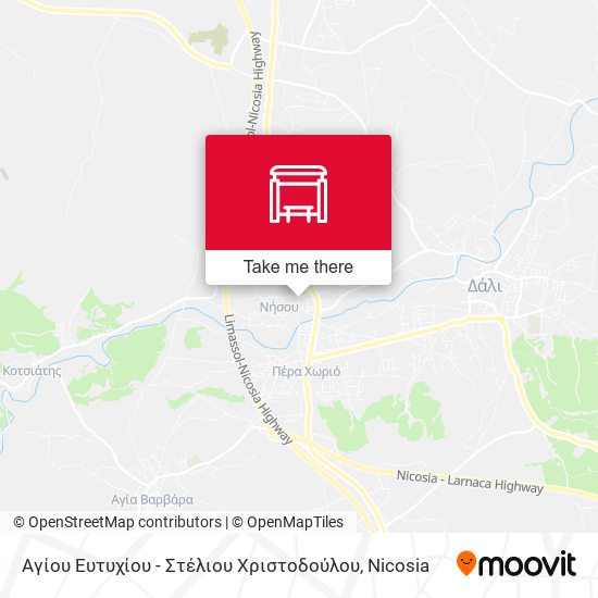 Αγίου Ευτυχίου - Στέλιου Χριστοδούλου map