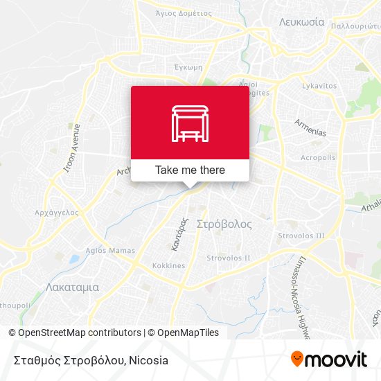 Σταθμός Στροβόλου map