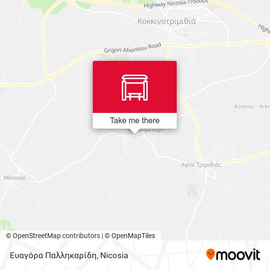 Ευαγόρα Παλληκαρίδη map