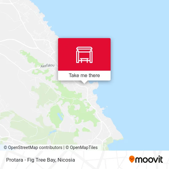 Protaras - Fig Tree Bay map