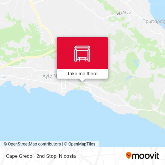 Cape Greco - 2nd Stop map