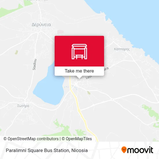 Paralimni Square Bus Station map