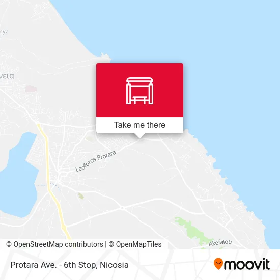 Protara Ave. - 6th Stop map