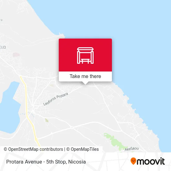 Protara Avenue - 5th Stop map