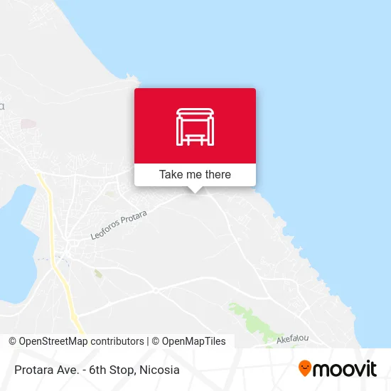 Protara Ave. - 6th Stop map