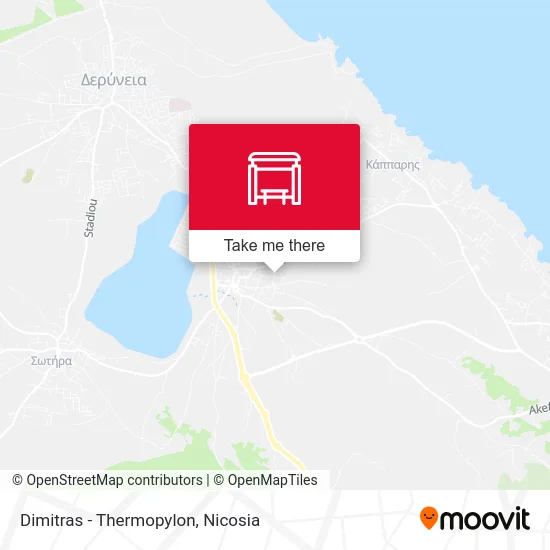 Dimitras - Thermopylon map