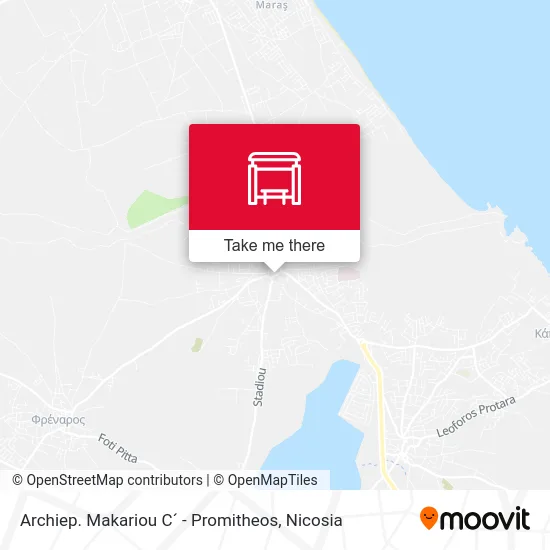 Archbishop Makarios - Prometheus map