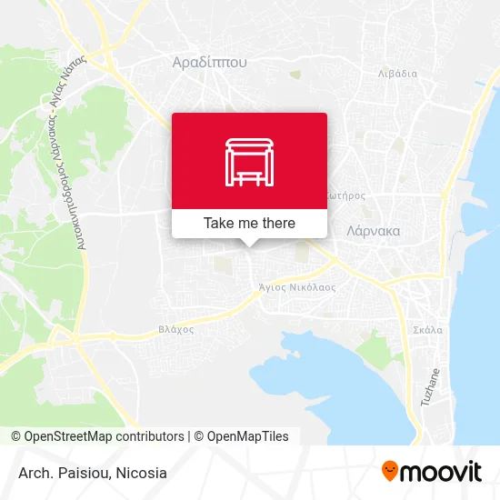 Arch. Paisiou map