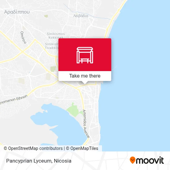 Pancyprian Lyceum map