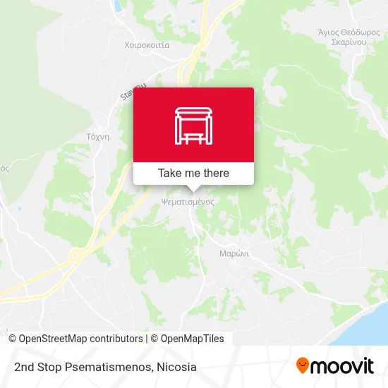 2nd Stop Psematismenos map