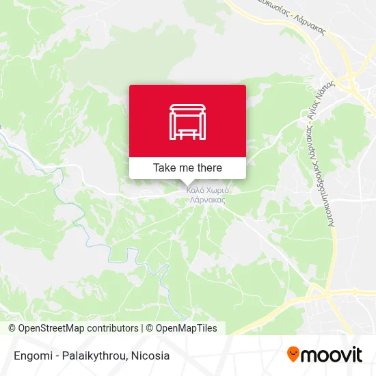Engomi - Palaikythrou map