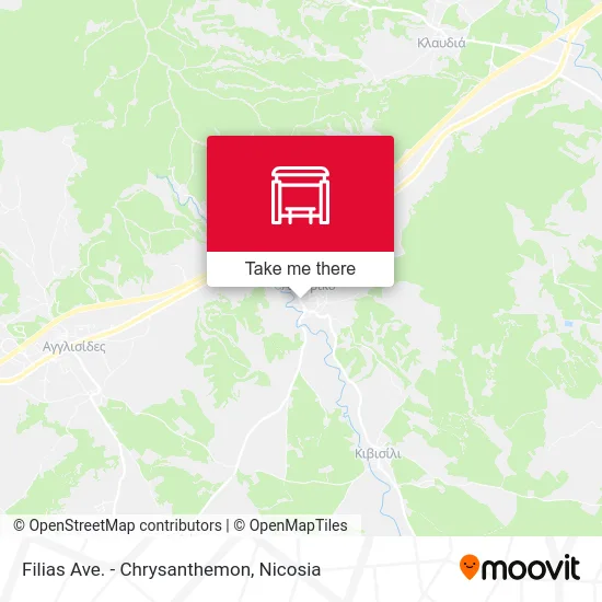 Filias Avenue - Chrysanthemon map