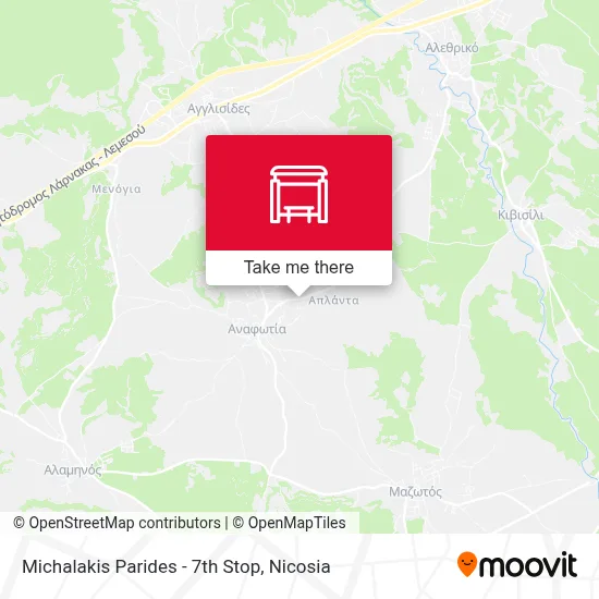 Michalakis Parides - 7th Stop map