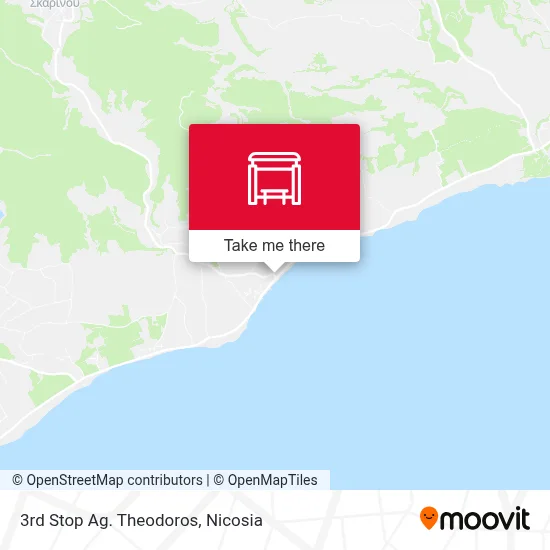 3rd Stop Ag. Theodoros map