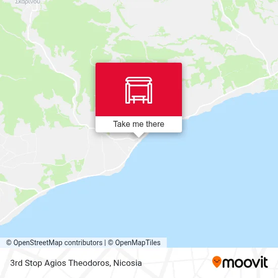 3rd Stop Agios Theodoros map