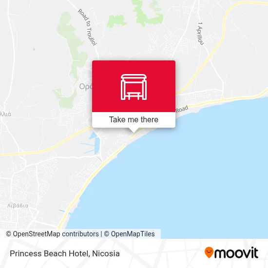 Princess Beach Hotel map