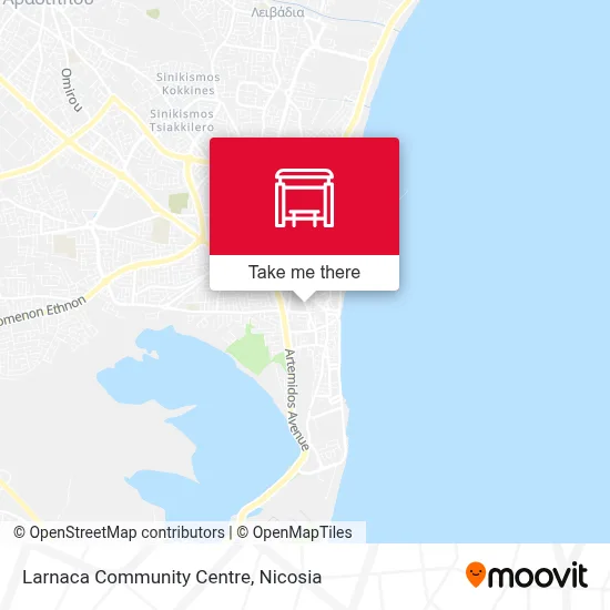 Larnaca Community Centre map