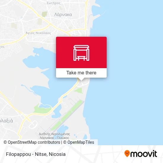 Filopappou - Nitse map